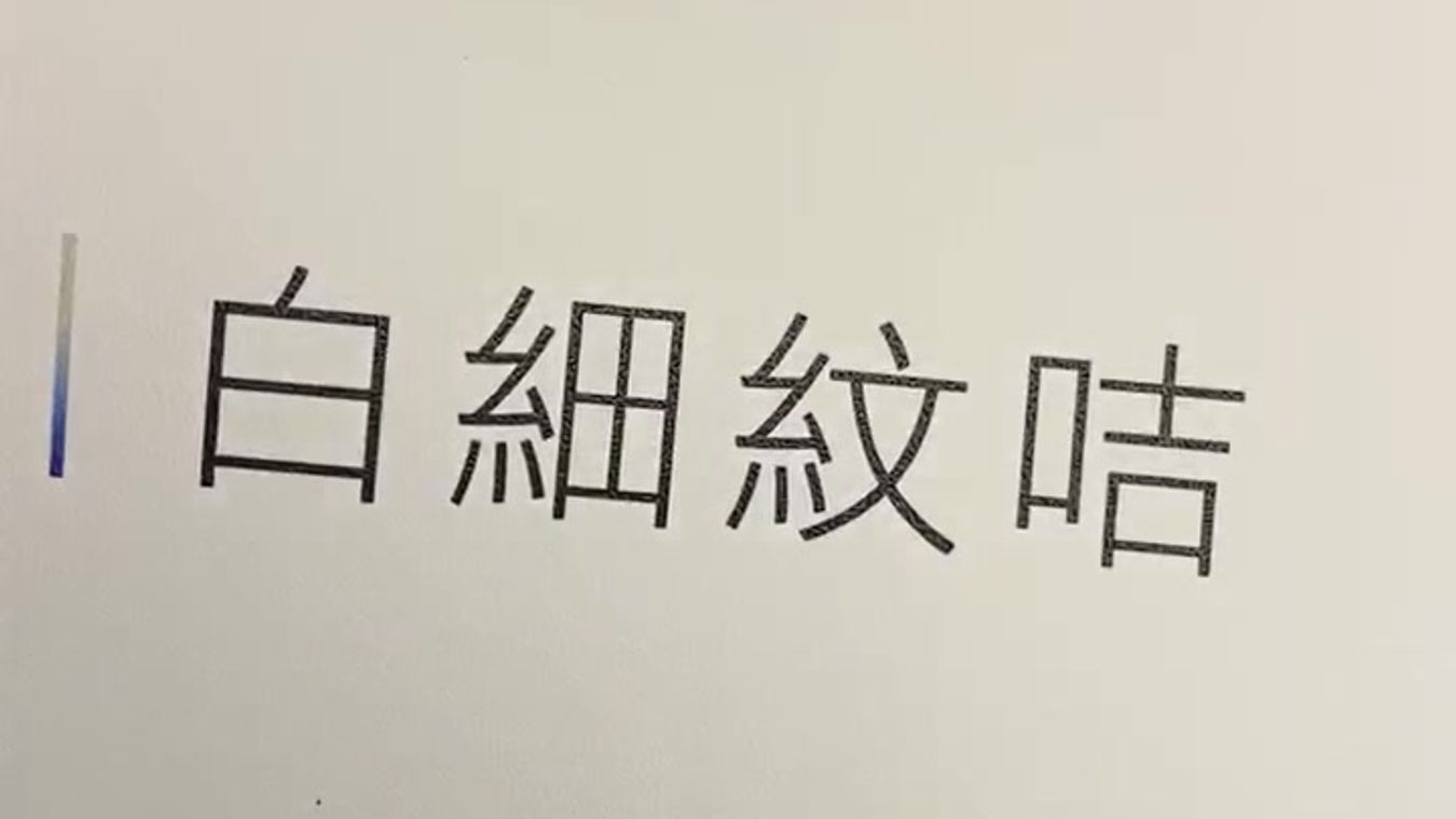 300gsm白細紋咭